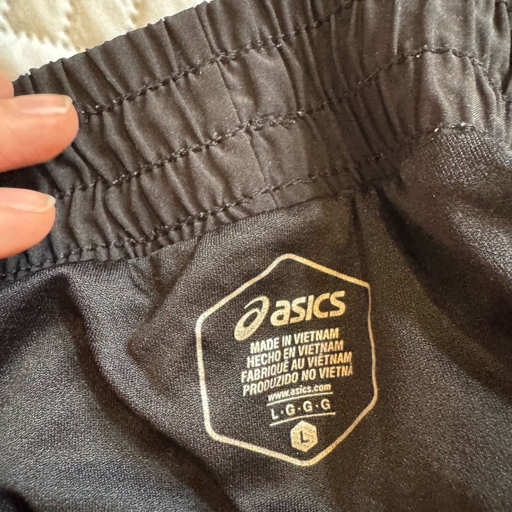 Asics Black Athletic Shorts for Women - Picture 3 of 4